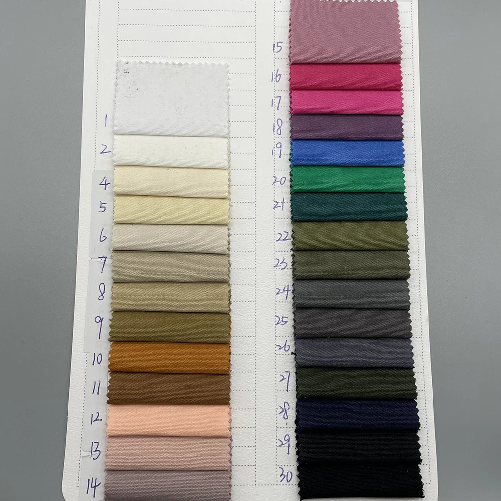 high quality Canvas woven cargo pants 100%cotton wash finish heavy 94*48 chinos high quality work wear canvas fabric for garment