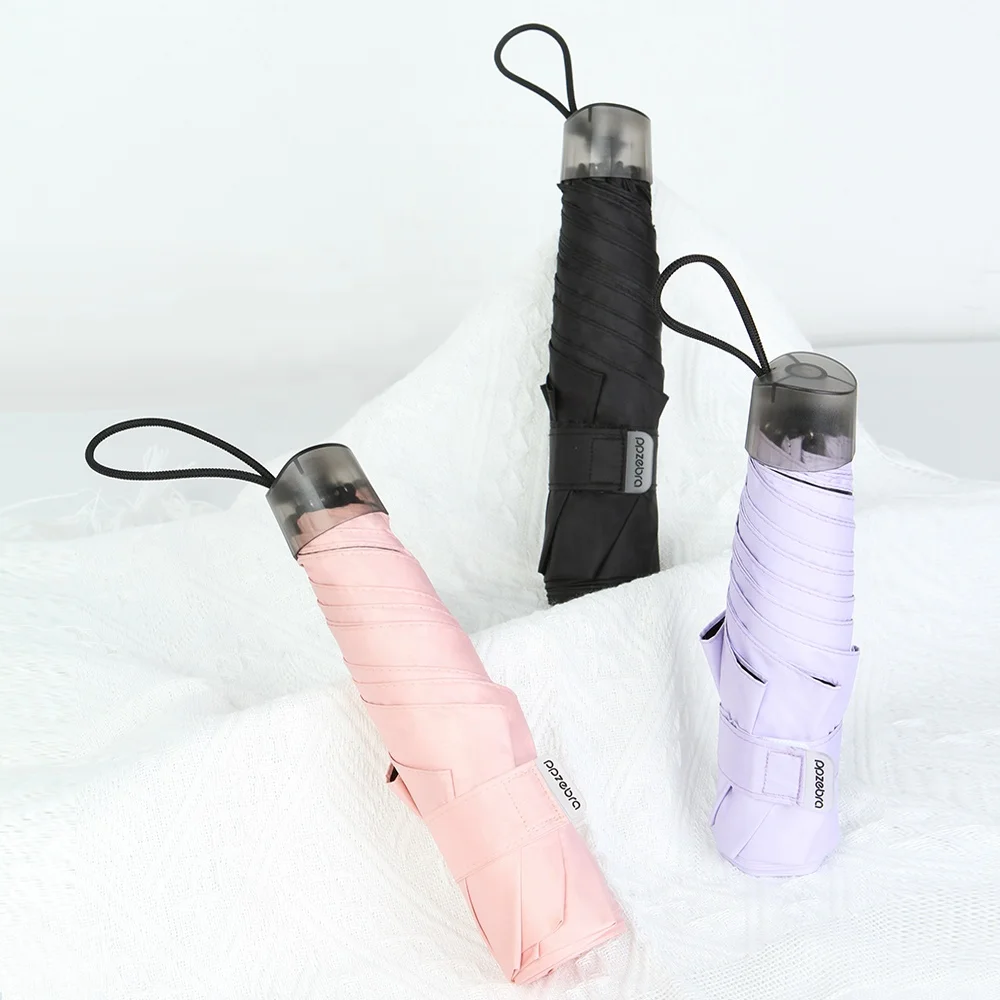 Wholesale super lightweight Anti-UV UPF50+ small umbrella mini for sun protection for travel