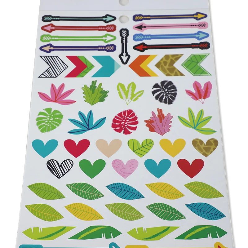 OEM Custom Removable Cartoon Sticker Book Paper Scrapbook Sticker Album