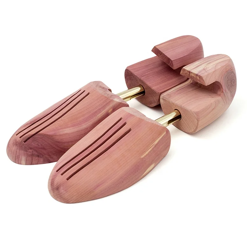LM005C-1 Ароматические Регулируемый красного кедра деревянные обувные колодки выдвижной анти-морщинки разнашиватель обуви кедр, оптовая продажа