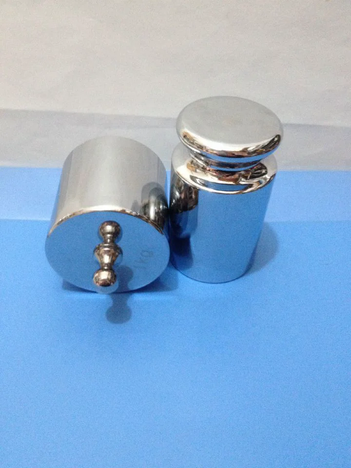1000g Carbon Steel Calibration Weight 1kg with Zinc Plating Calibration Weight for Electric Scales