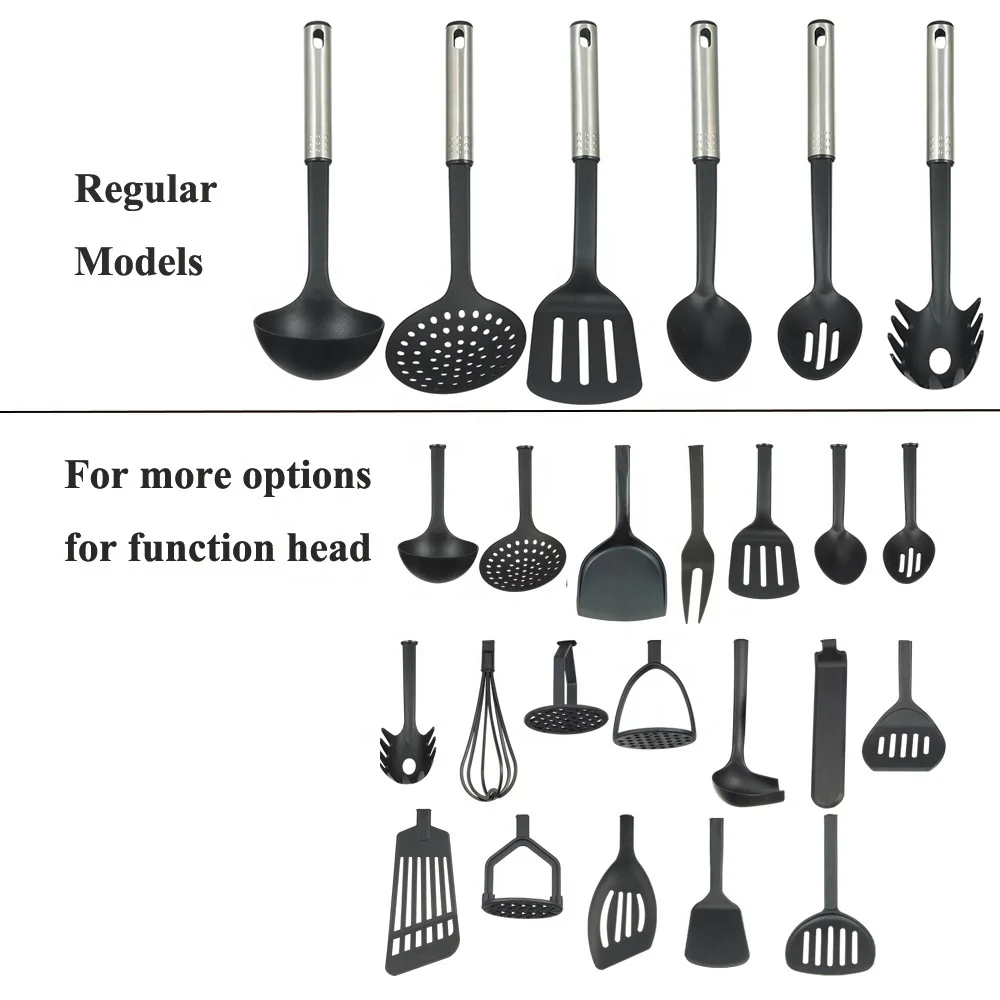 Plastic Kitchen Ware Productos De Cocina Tableware Kitchen Utensils Spoon Holder Nylon Kitchen Tool Ladle Masher
