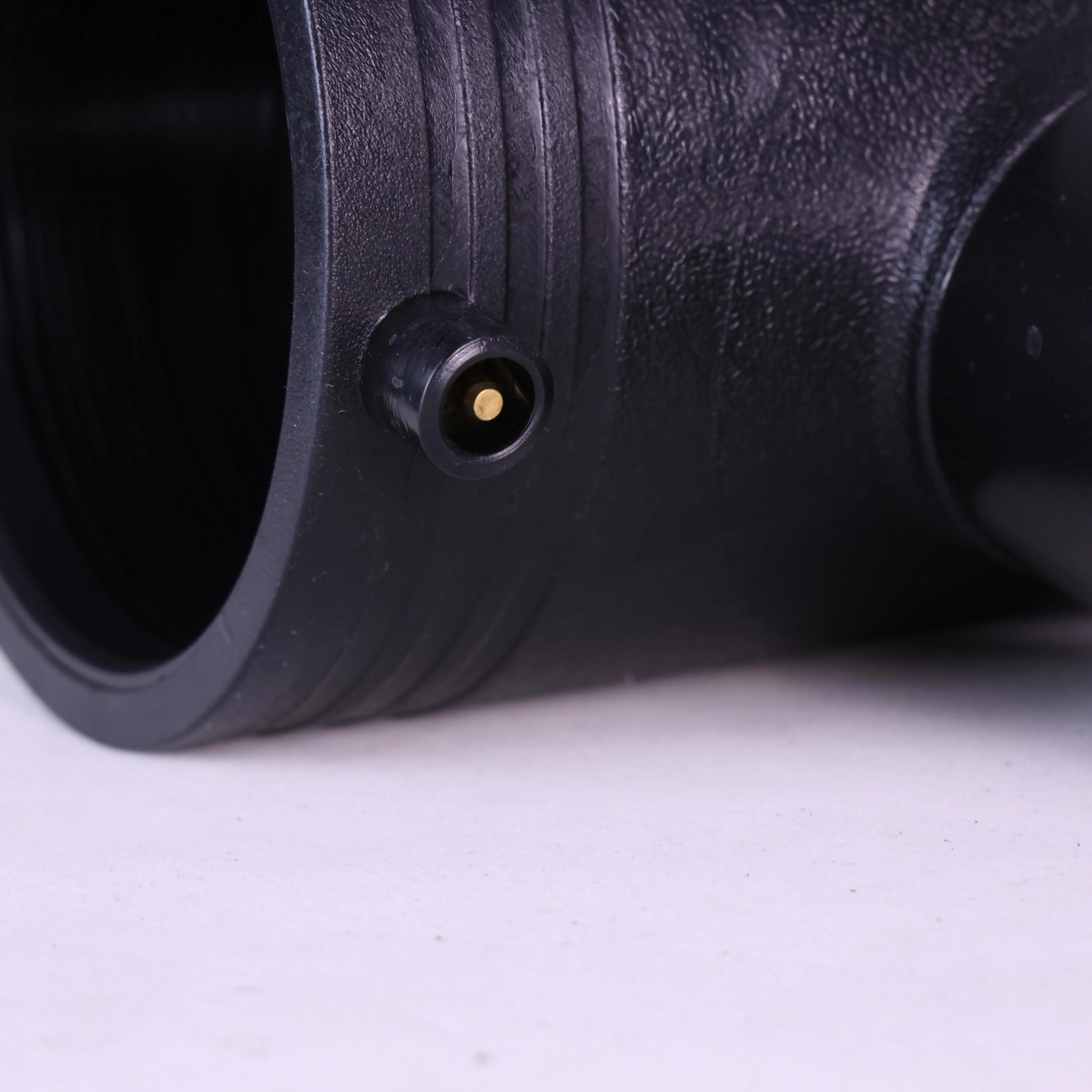 PE100 Butt Fusion Round Head Casting Technics Welding Connection HDPE Tee Joint
