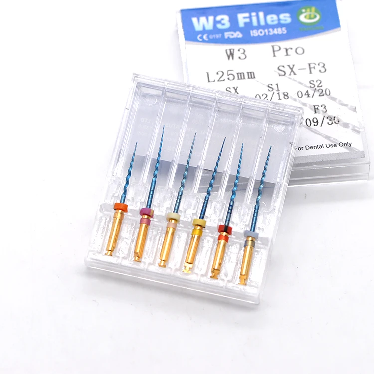 W3 dental rotary endo motor root canal flexible endodontic files