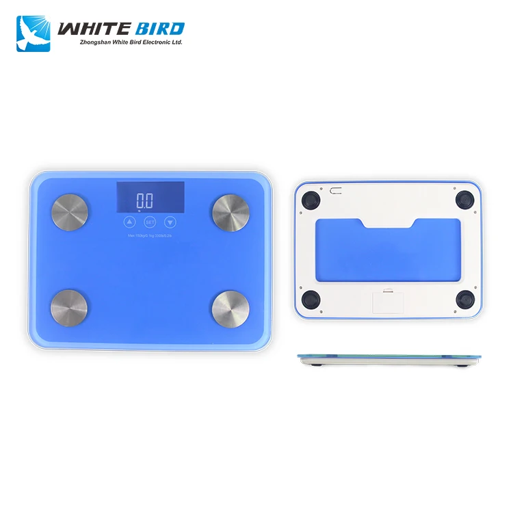 Factory Direct Sale Wifi Body Weight White Electronic Fat Scale smart body fat scale digital bathroom scale