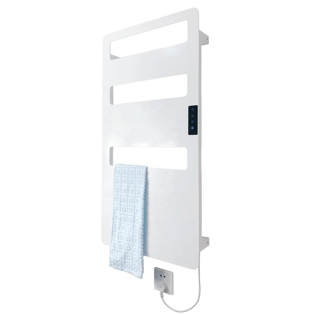 Electric Infrared Bathroom Carbon Crystal Heating Towel Rack