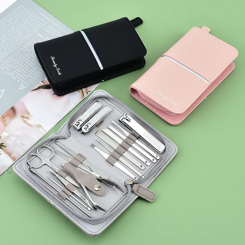 4/7/12/16 pieces manicure set Stainless Steel Nail Clipper Tools Gift Set nail tools manicure & pedicure set