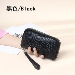 Genuine leather wallet for women zipper 2023 hot sale luxury women wallets wholesales small coin bag women purses clutch wallets