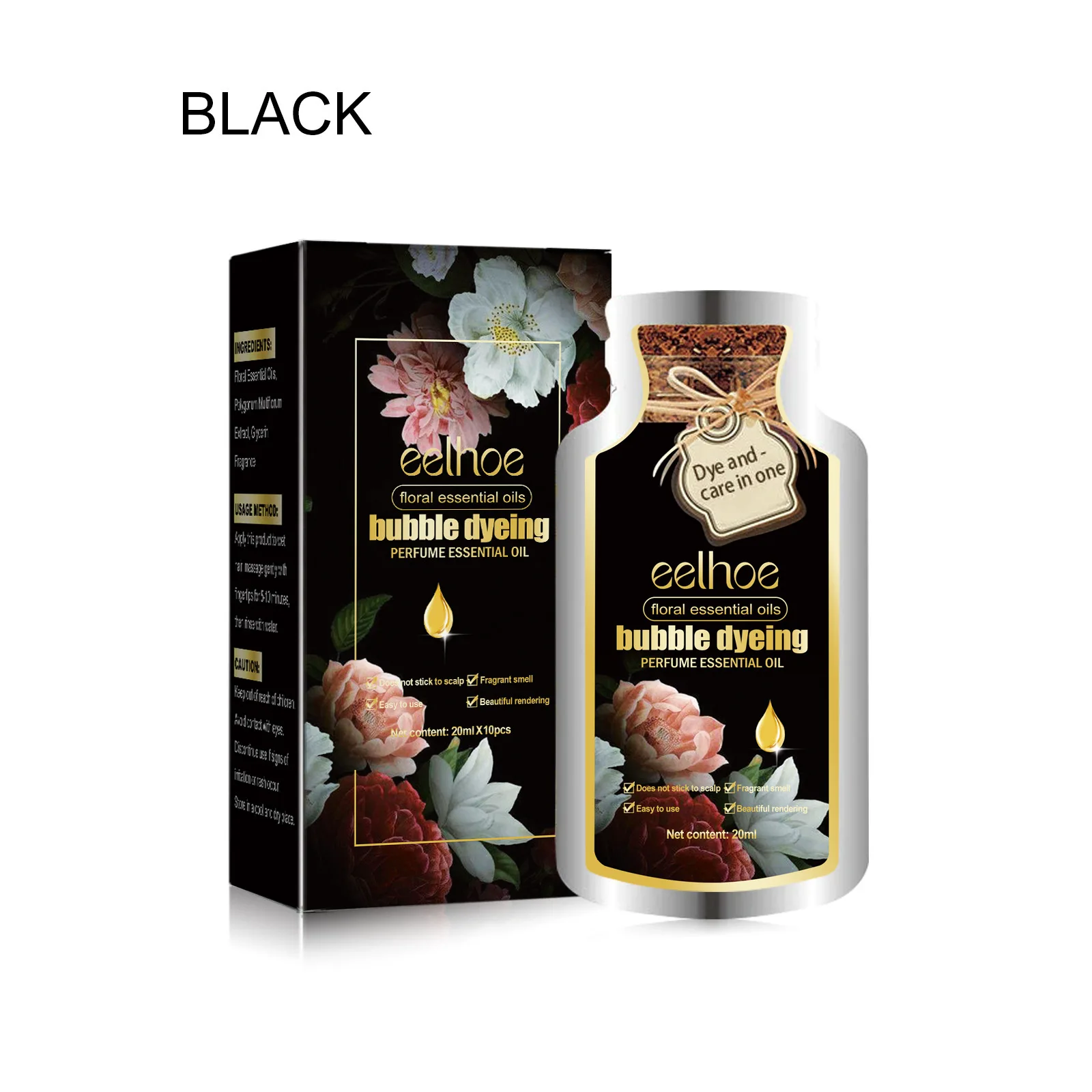 OEM/ODM Bubble hair dye plant formula mild hair care hair dye for household men and women