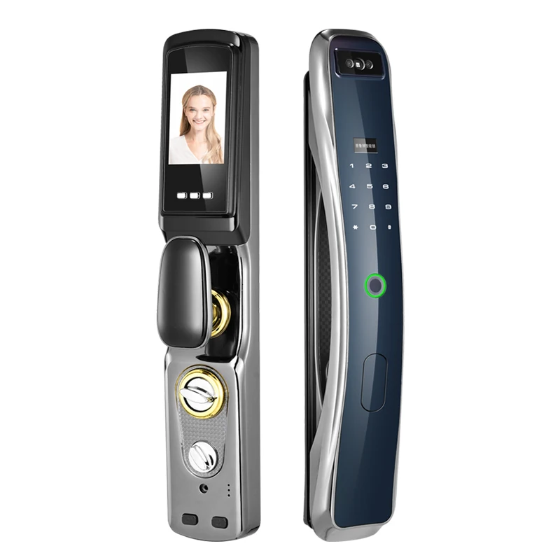 Proper Price Top Quality Smart Front Door Lock Intelligent Fingerprint Lock With Oled Display
