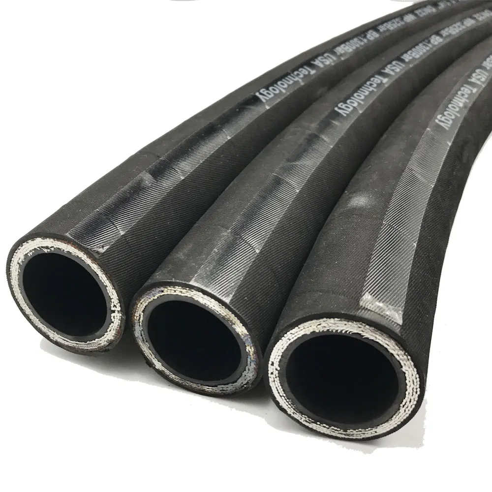 DN 125 Concrete Pumping Steel Mesh Reinforced Rubber Hose for Construction