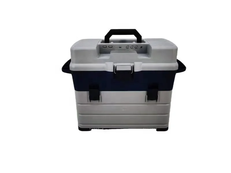 TR-Super High Strength Portable Waterproof Multi-function Plastic Tool Box Fishing Box Tackle box with speaker