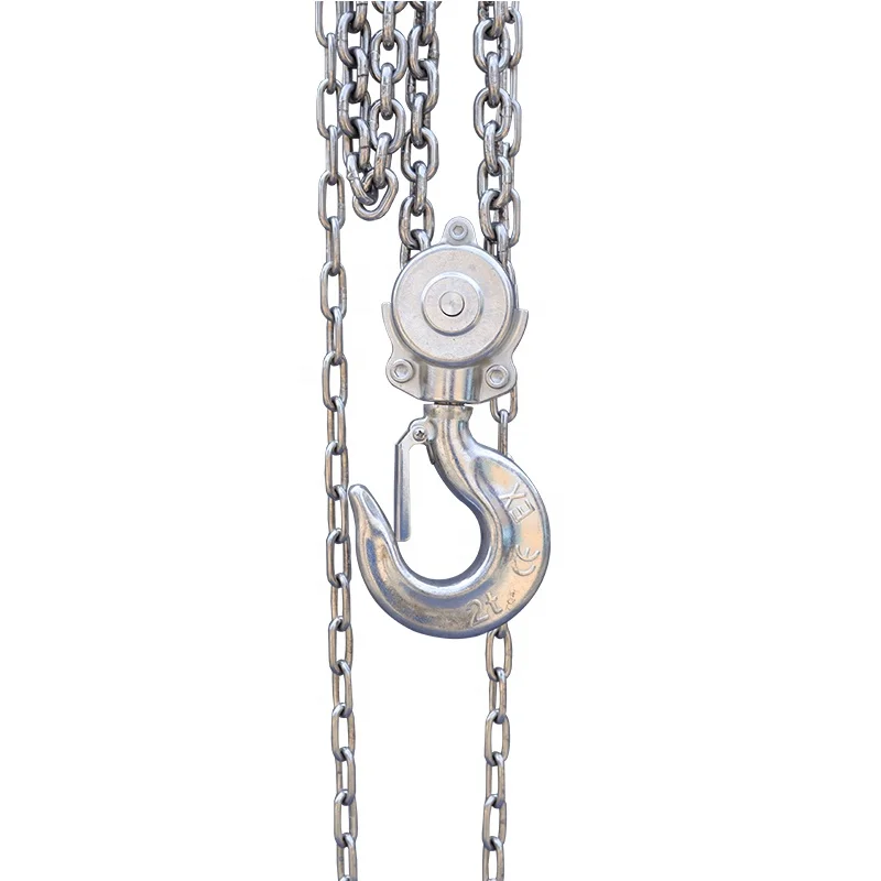 Shanggong low-power high-quality European-style stainless steel chain hoist 1.0 ton stainless steel chain hoisting equipment