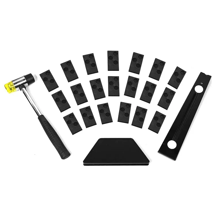 One-piece Wood floor installation tools Plastic two side hammer