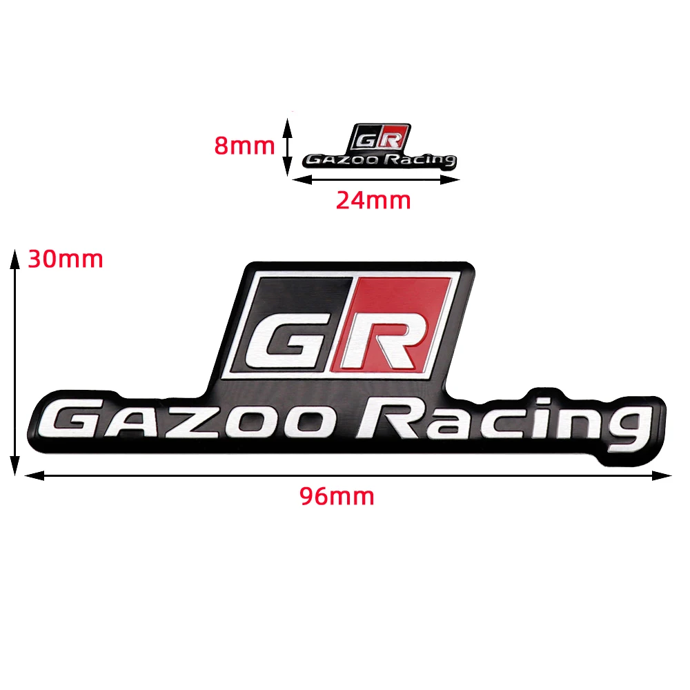 Подходит для Toyota модифицированный логотип автомобиля GR GRSPORT TOYOTA personality свободные царапины маркировка заднего кузова