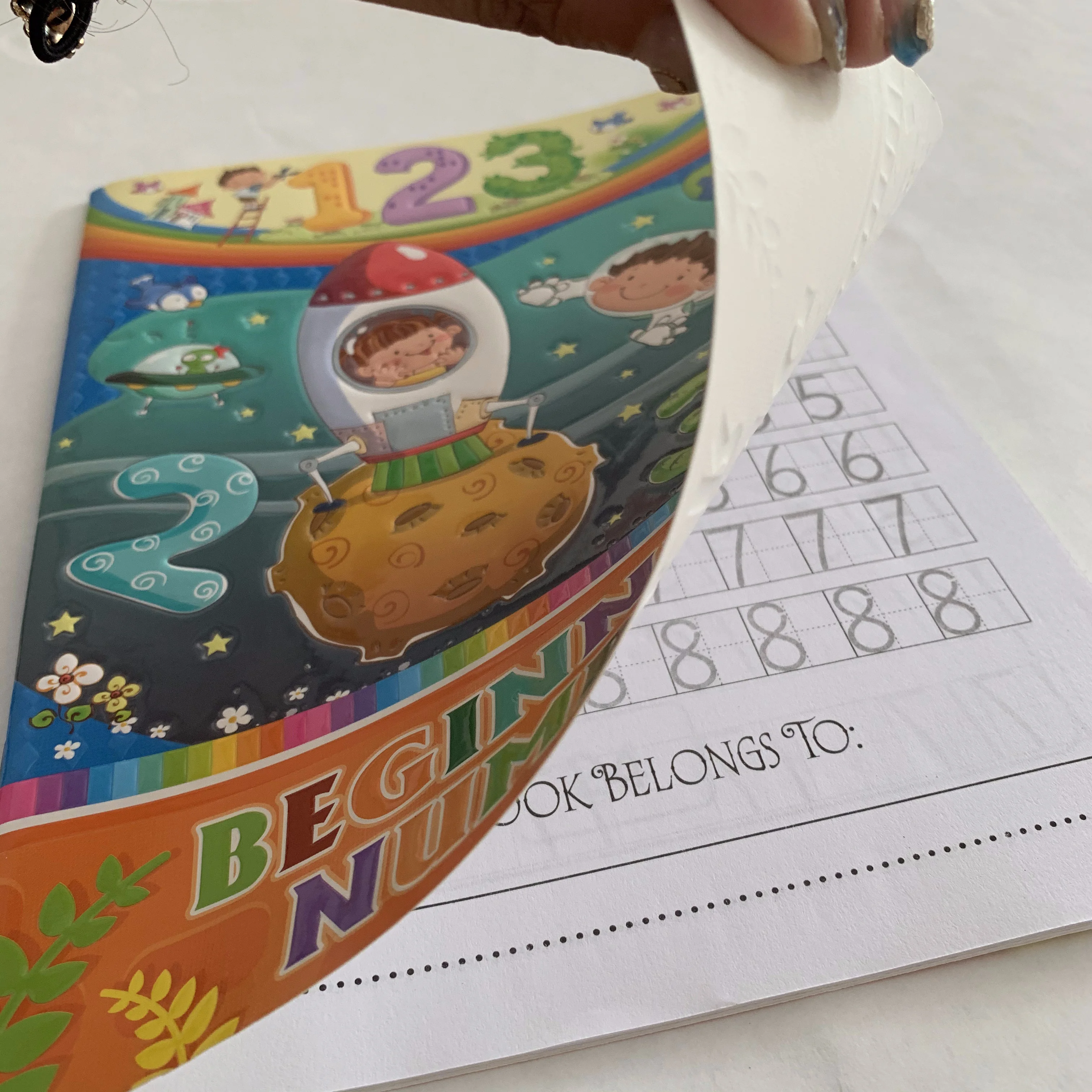 Wholesale Custom Educational Coloring Drawing Activity For Preschooler Kids Children Printing Cartoon Sticker Book