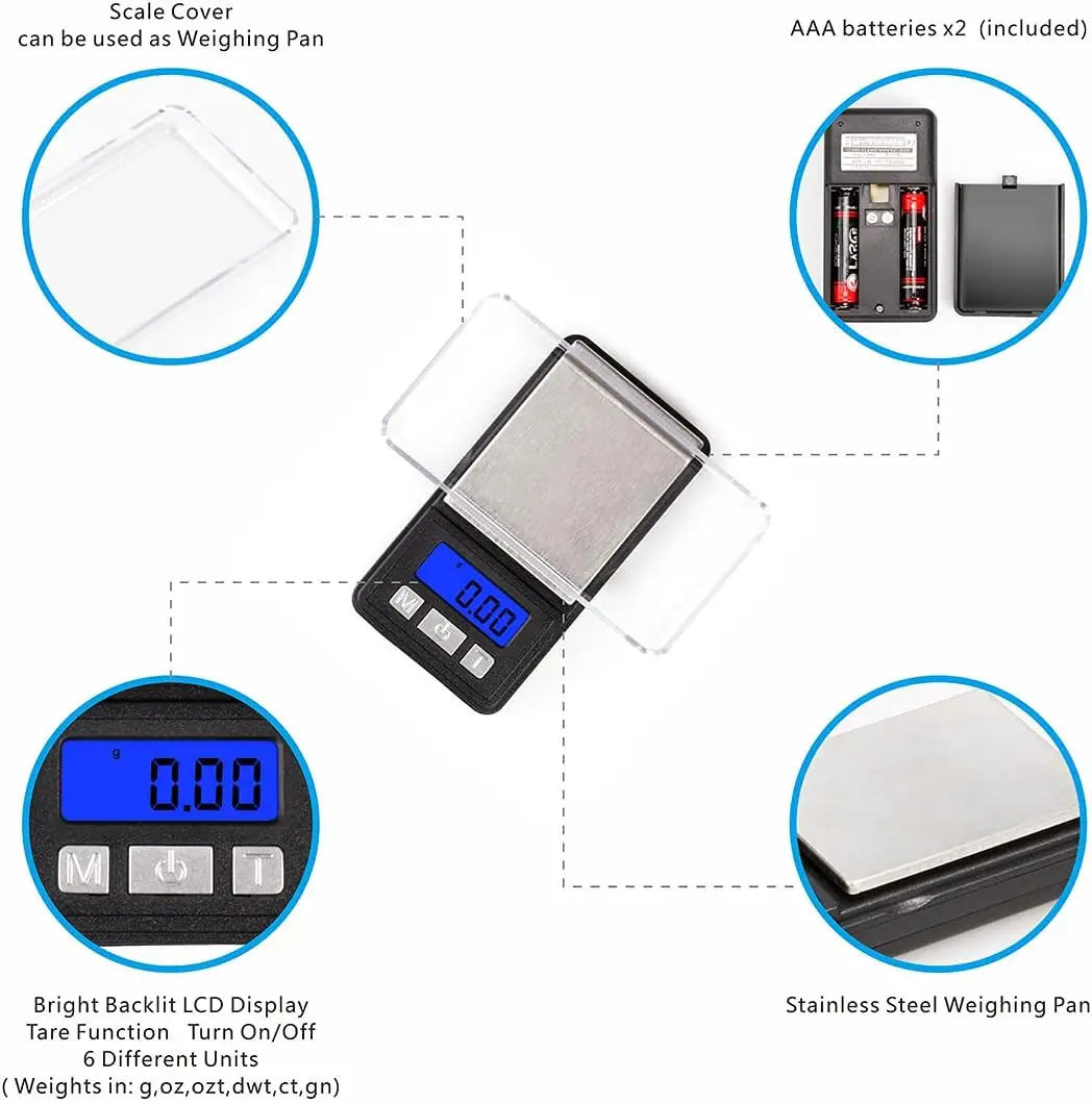 Portable notebook 0.01g cheap mini high accuracy Weighing Scale pocket digital jewelry scale