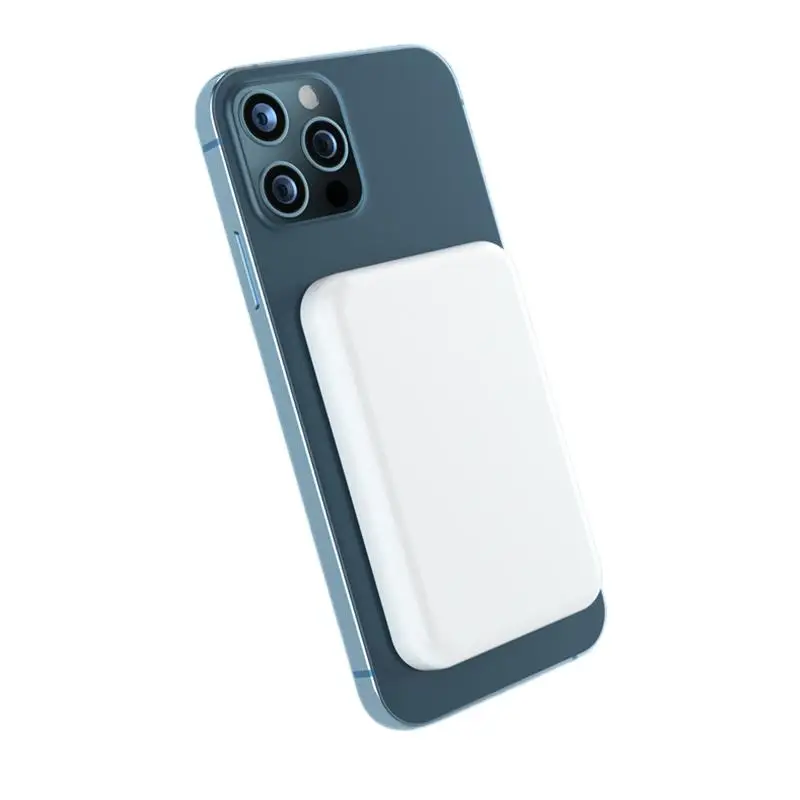 2021 Ultra Slim Portable Charger Mini Powerbank Station Magnetic Mobile Wireless Power Bank For Apple Iphone Magnetic Power Bank