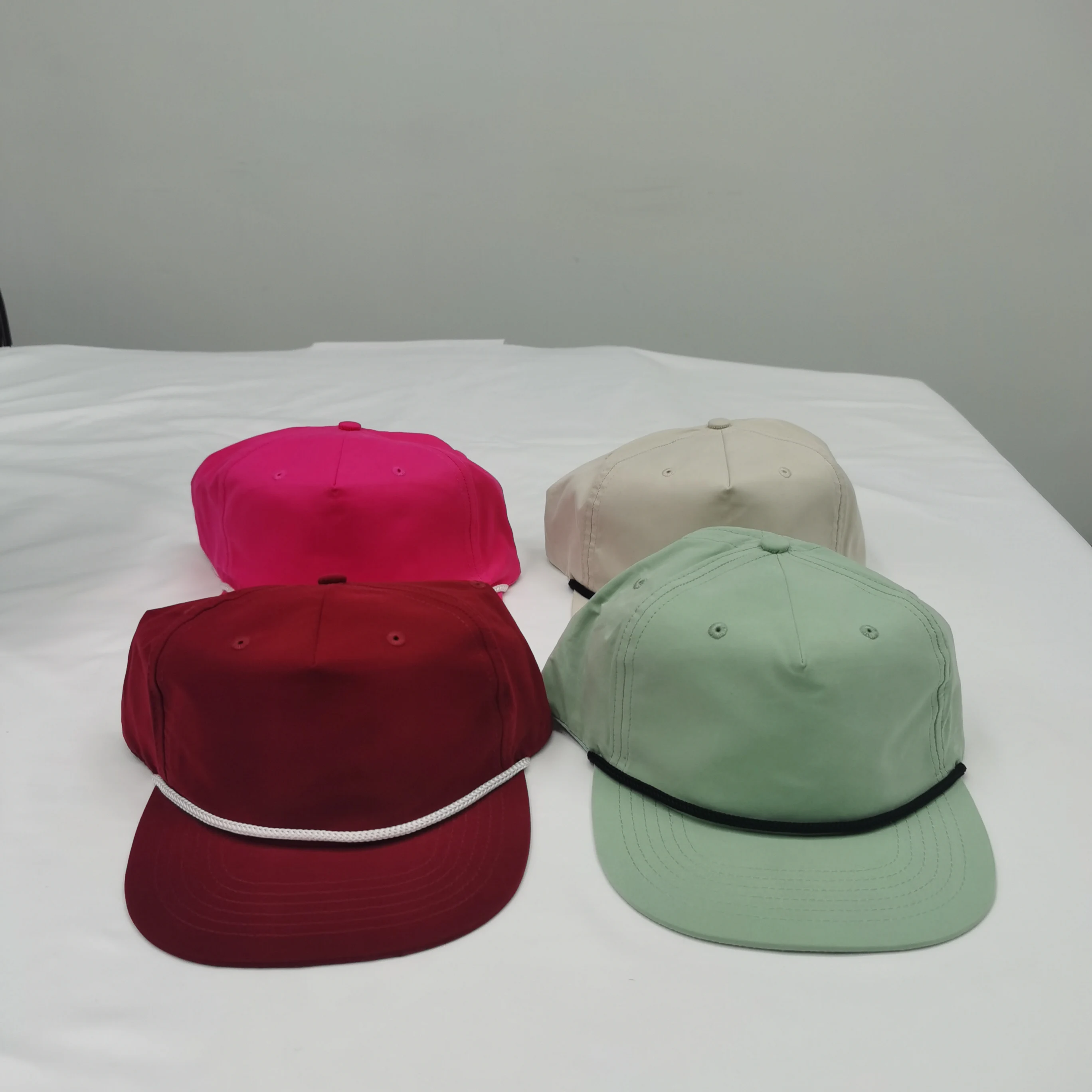 Plain 5 Panel Rope Hat Custom Richardson 256 Blank Hats Yupoong Rope SnapBack Hat Designer Cap