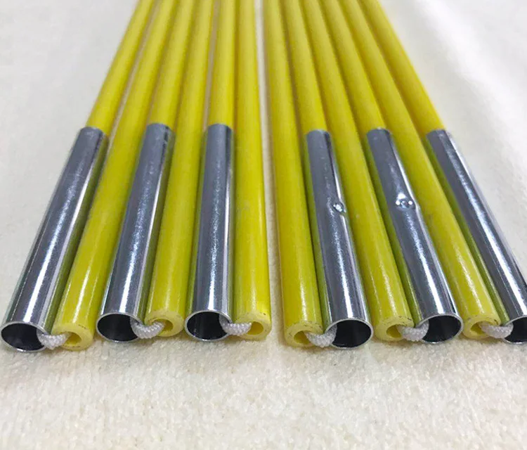 High Strength and Flexibility Shock Cord Fiberglass Tent Pole/rod