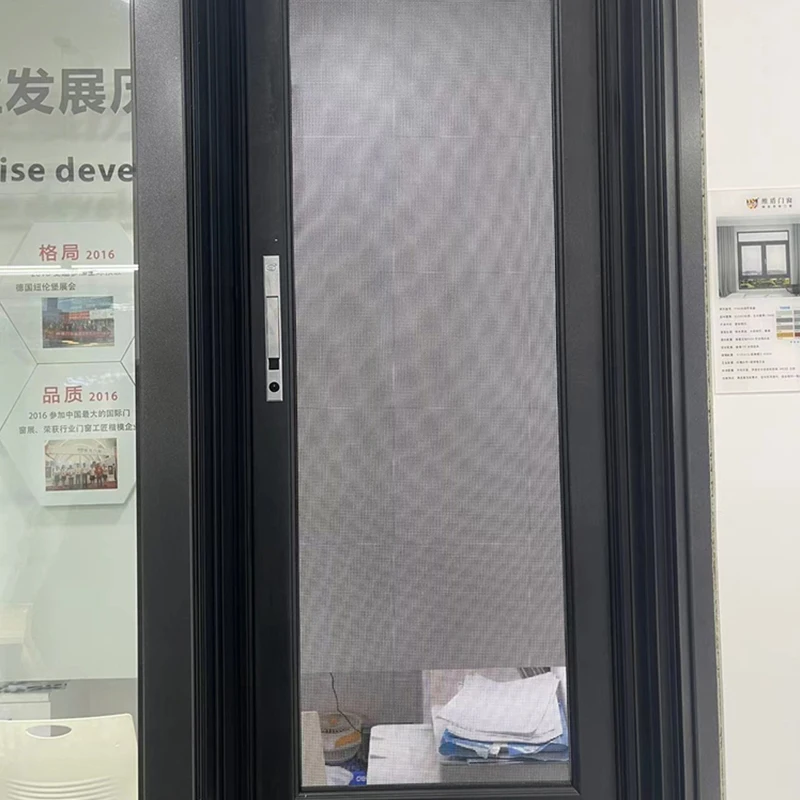 Weidun aluminum alloy mosquito screen window 304 stainless steel diamond mesh screen window wide edge
