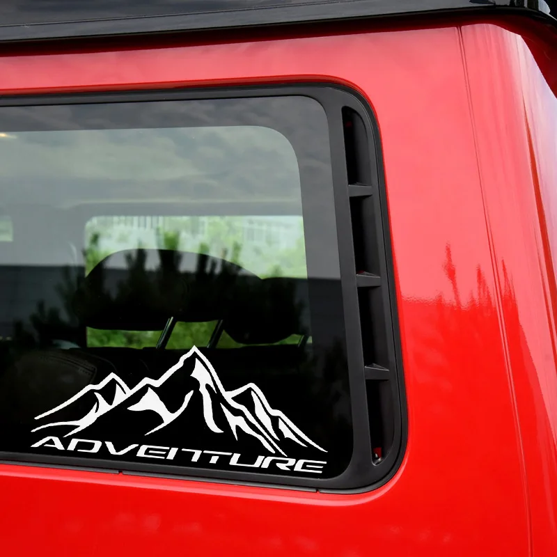 Custom Waterproof Car Decal Mountains Navigate Rv Vans Camper Travel Truck Car  Sticker