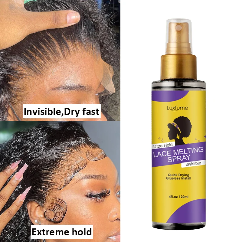 Wig Adhesive Products Wholesale Strong Hold Hair Toupee Melting Spray In Bulk