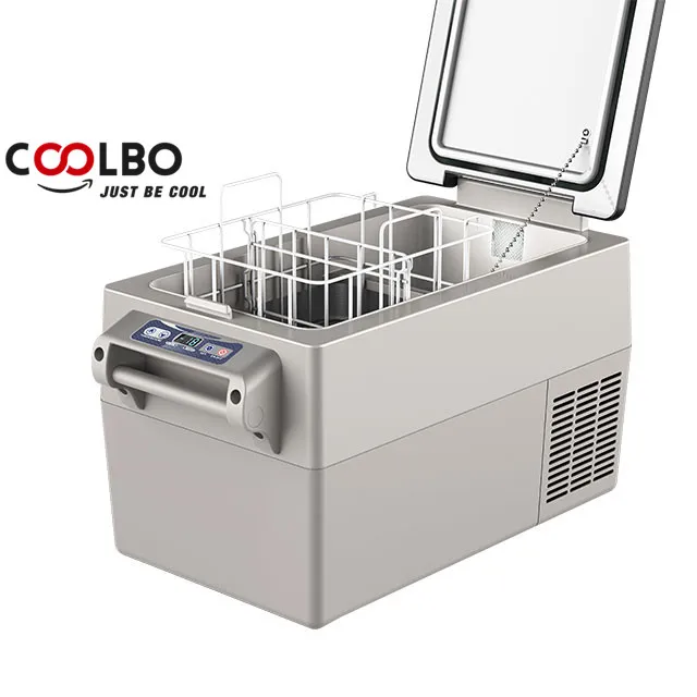 Fast Freezing DC 12/24V Compressor Refrigerator Fridge For Caravans Camping 32L