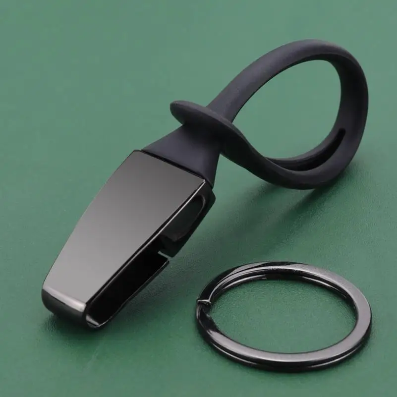 Danish black titanium car keychain creative keychain 1st and 2nd generation car keychains
