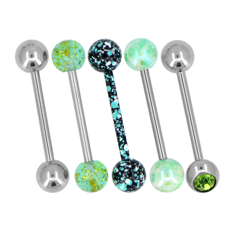 Good Quality Free Sample Piercing Box Flat Back Diamond Ring Cz Curved Barbell Eyebrow Snake Lock Clasp For Tongue Jewelry