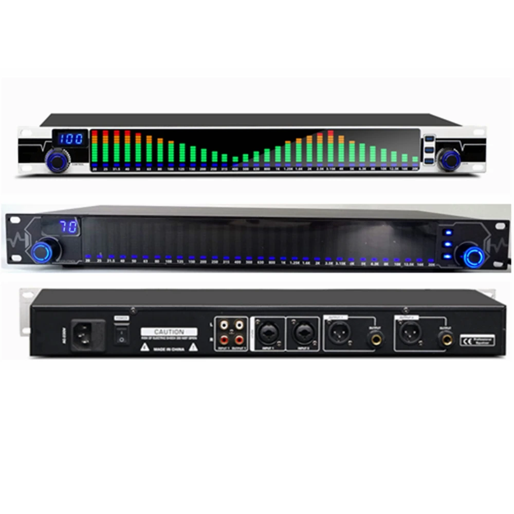 NH-EQ777 Karaoke Wireless Microphone Professional Power Amplifier Karaoke Effect Processor