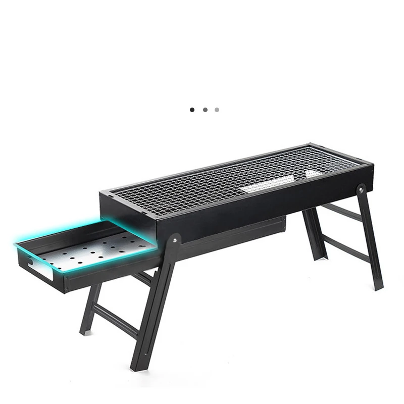 Custom Easily Assembled Folding Camping Portable Outdoor Charcoal Foldable Collapsible BBQ Grill