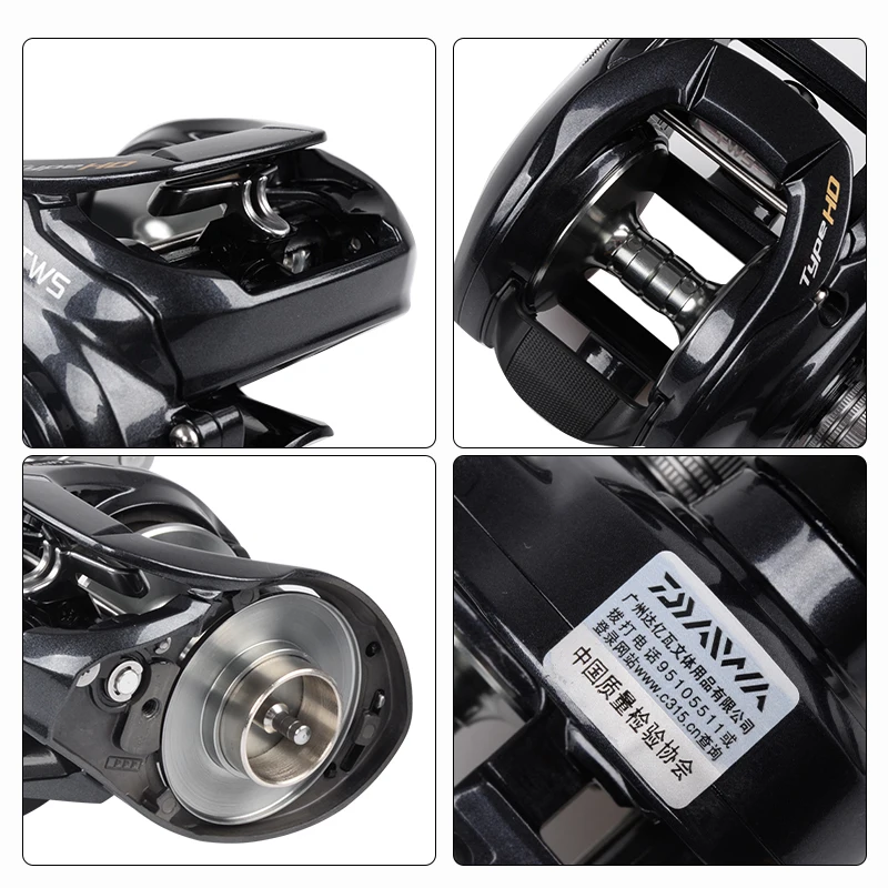 DAIWA TATULA TYPE-HD Baitcasting Fishing Reel Saltwater 6KG Max Drag 6+1 Bearings  Original Agent Fishing Coils