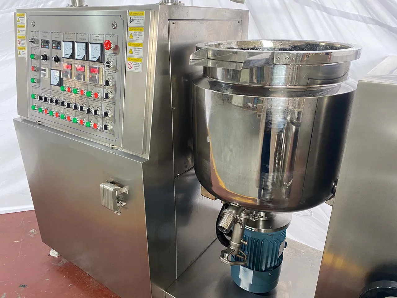 ESKO 316 Stainless Steel Emulsifying Mixing Tank Cosmetic Cream Vacuum Emulsion Homogenizer Mixer