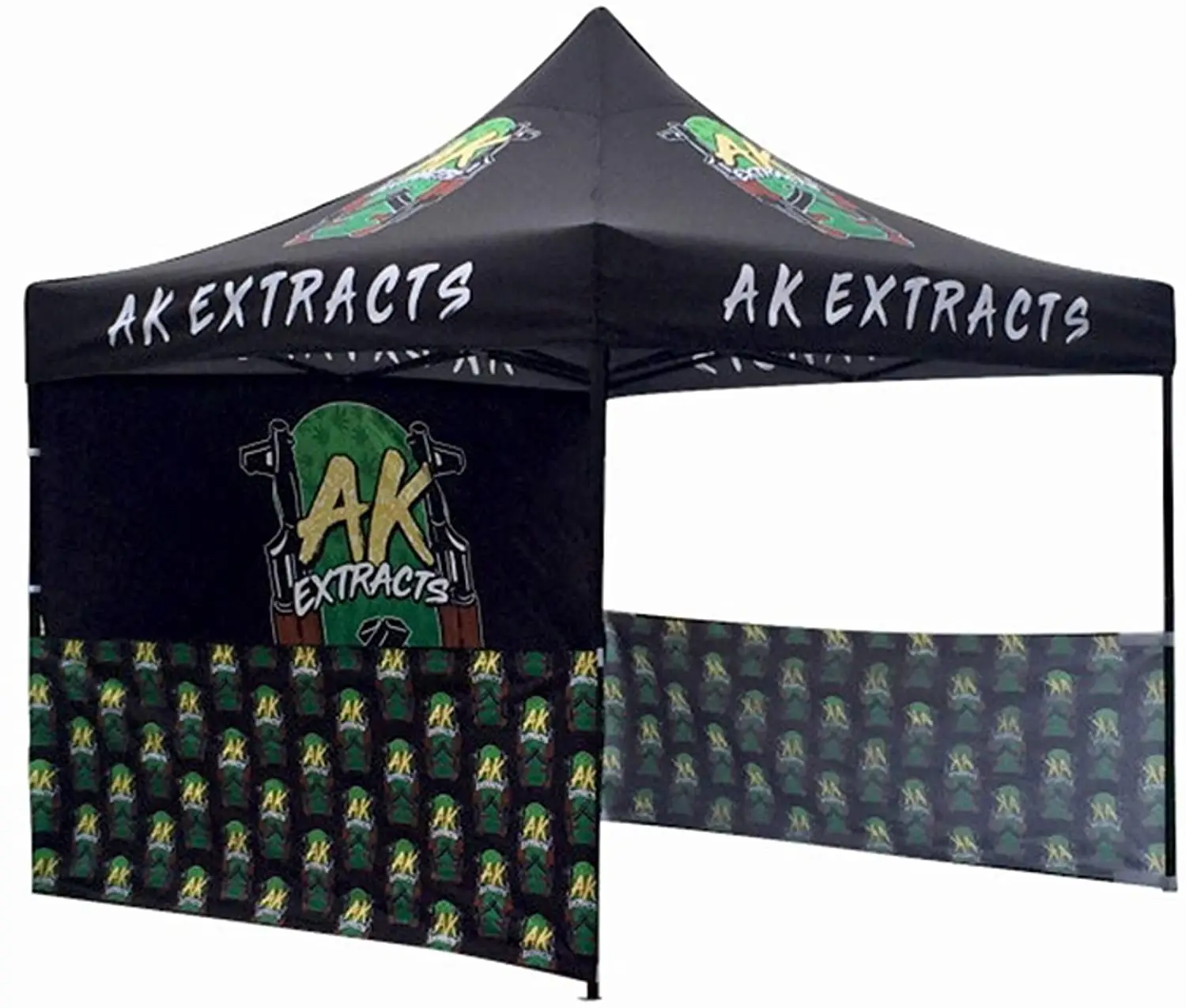 10x10 Ft Factory Folding Canopy Tent Gazebo Tent for Events Trade Show Pop up Outdoor Accessories Steel Frame Fabric Tag Color