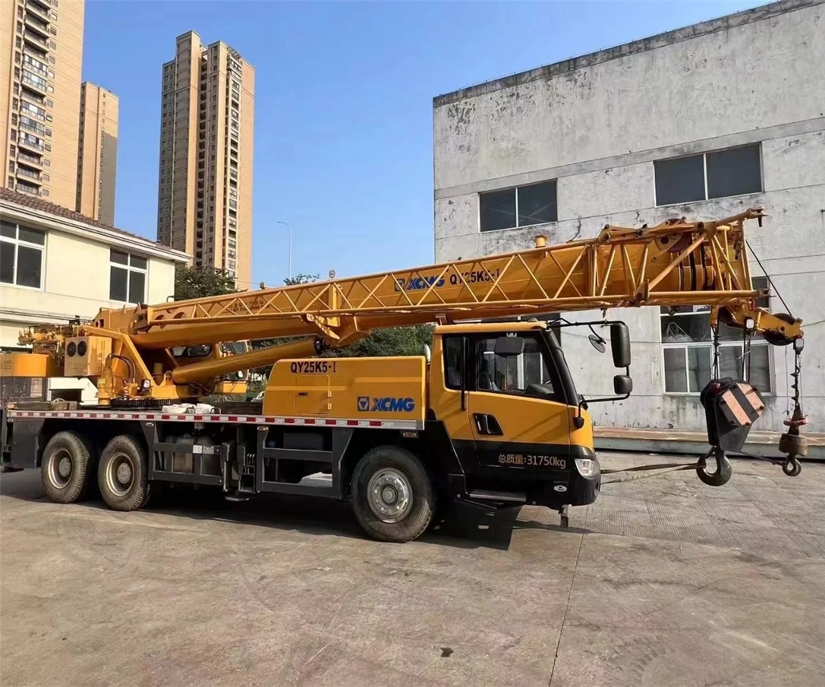 China made Used Xcm qy25k5-1 25 tons cranes QY25k5d QY35k QY30K QY50KC crane hot sale