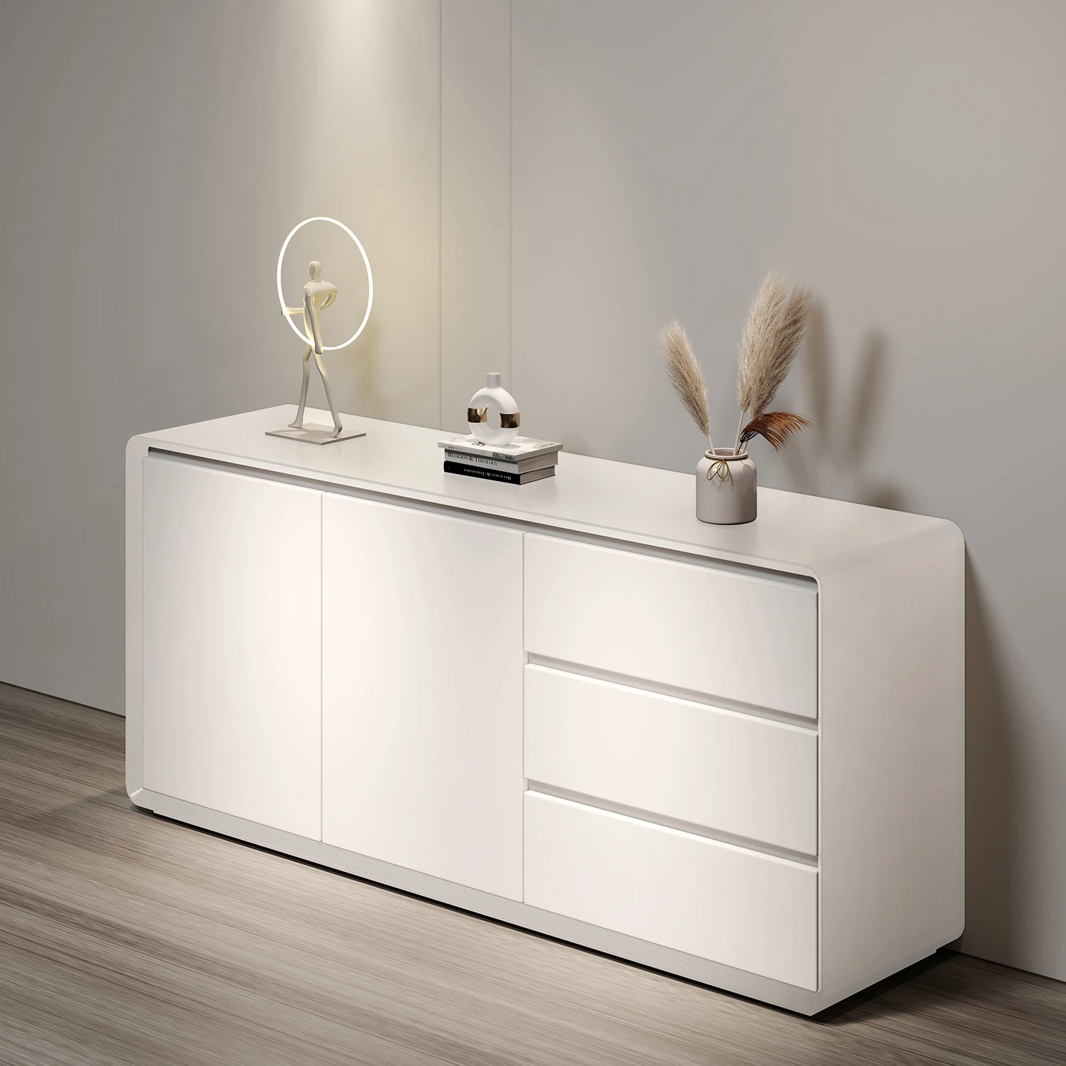 Modern Dining Room Furniture Wood Storage Table Cabinet Sideboard Buffet