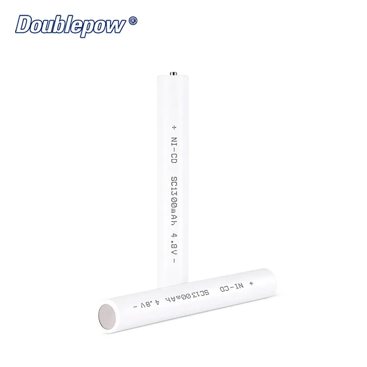 Factory Price Mini C Size 4.8V 1300mAh Lithium ion Battery White NiCd Battery Cell Rechargeable Lithium Battery Packs