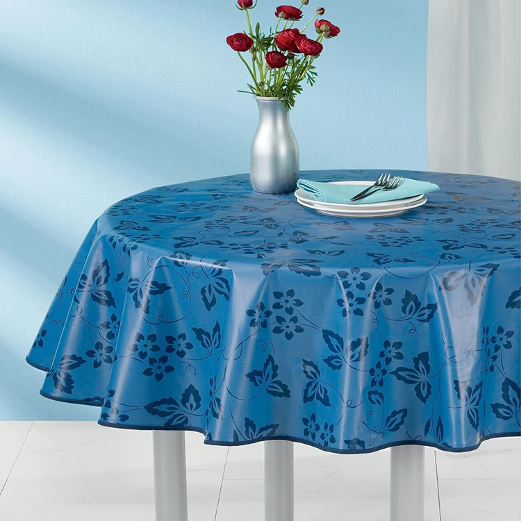 Heavy Weight Vinyl Square Table Cover Clean Oil-Proof Waterproof Stain-Resistant PVC Tablecloth