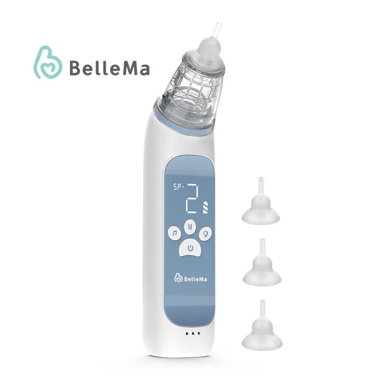 factory wholesale baby nose vacuum cleaner pump rechargeable 68Kps strong suction electric nasal aspirator for children adult