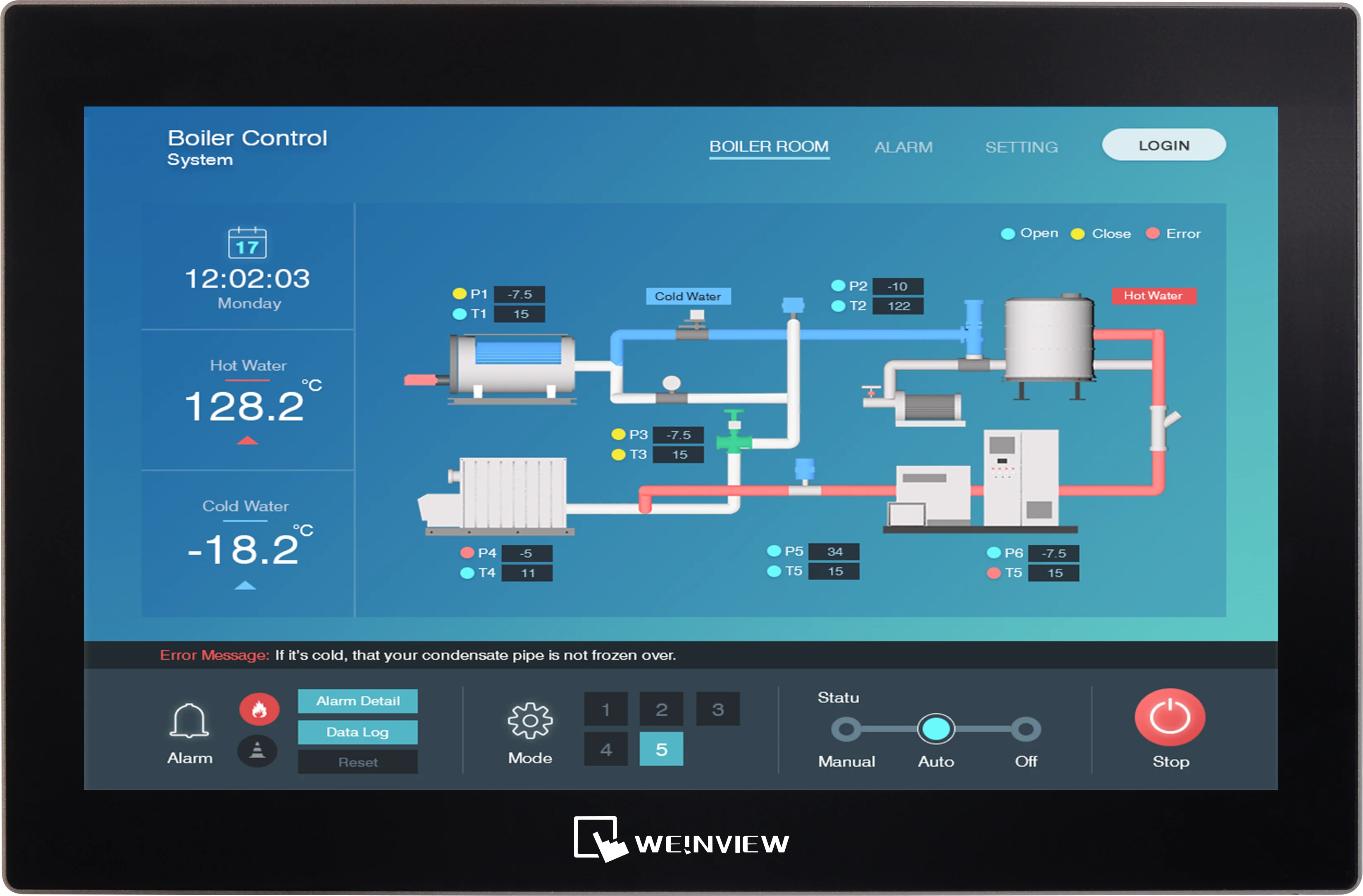 Weinview 7 inch TFT LCD touch screen resolution 800*480 human machine interface cMT2079X HMI Display for PLC