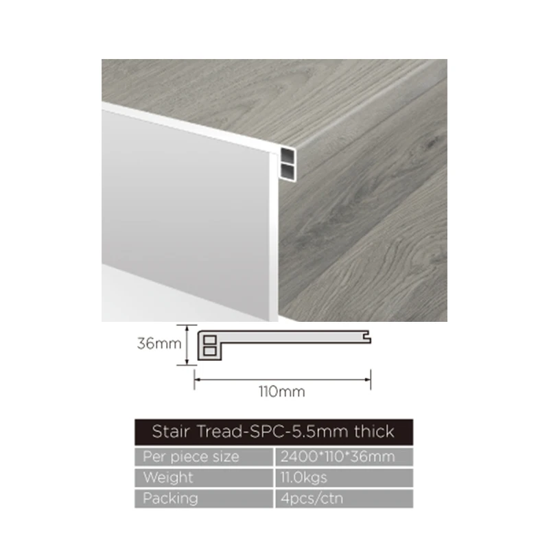Покрытия и подъемник для лестничных ступеней BBL anti slip spc 2400*110*36