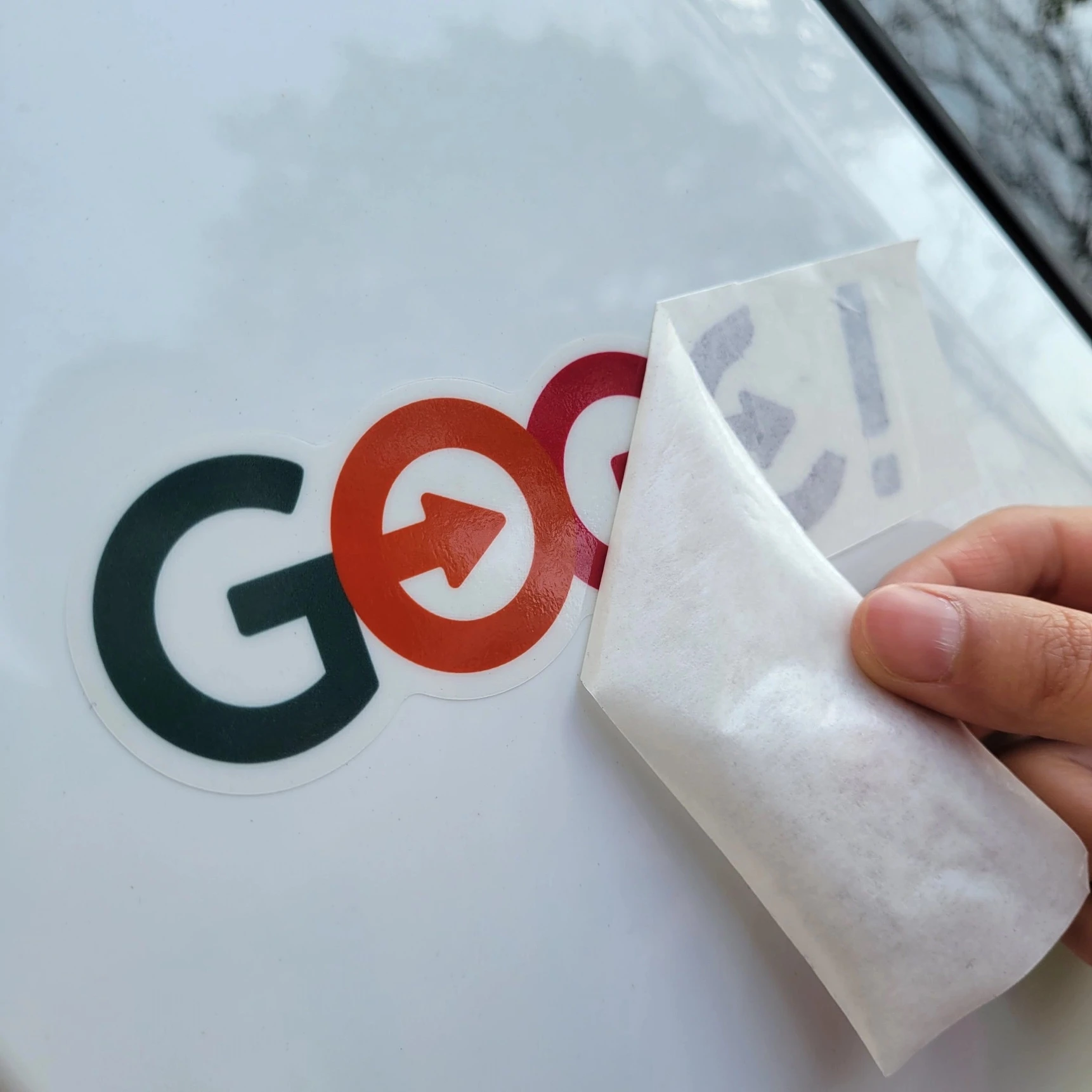 UV Protect Custom Cut Out Logo Vinyl Transfer Shop Glass Sticker Bumper Decal Vinyl Car Wrap Window Sticker