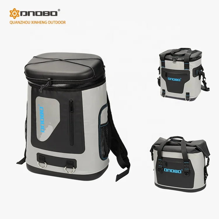 Best Beverage-Chilling PVC Soft Cooler Bag Pack Icy Cold Thermal 24 Can Cooler Backpack Insulated Waterproof