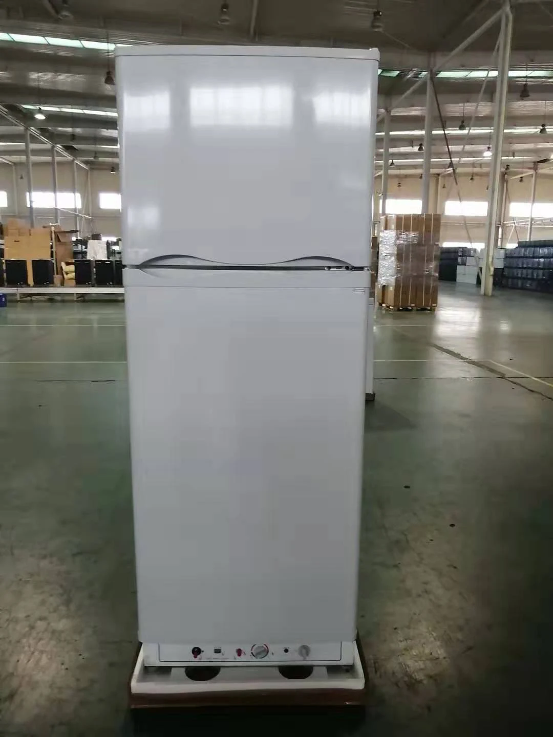 AC Refrigerator LPG Double Door Fridge Gas Refrigerator for Home TDG-185D1