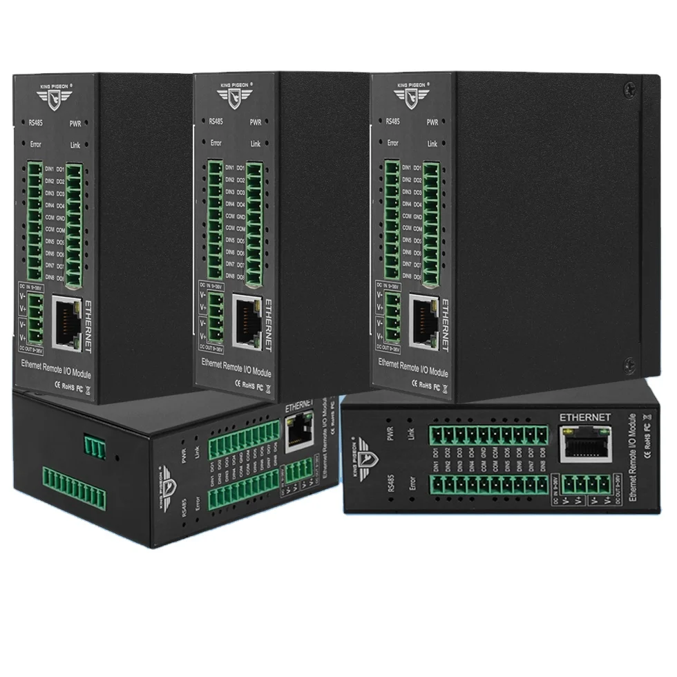  Модем M120T Modbus RTU TCP Ethernet Remote IO SCADA System (RS485 + 4DI 4AI 2AO 4DO релейный