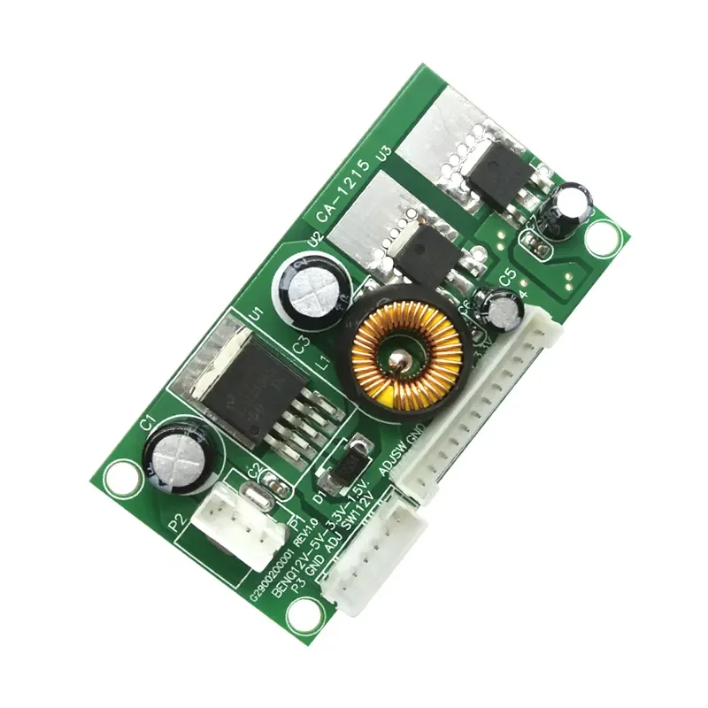 CA-1215 12V to 5V to 3.3V to 1.5V Conversion BoardLCD LED Converter Power Module