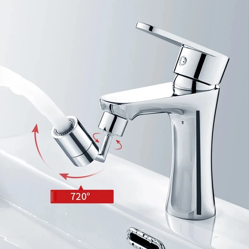 720 градусов Универсальный всплеск фильтр кран спрей голова умывальник кухонный удлинитель адаптер насадка Гибкая смесители