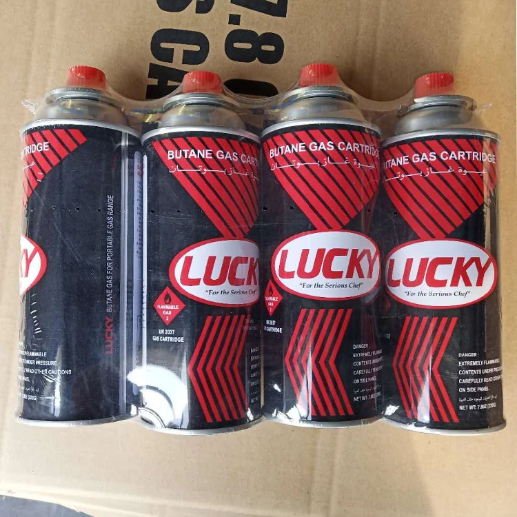 Hot Sale 220g Butane Cartridge portable gas for mini camping Stove