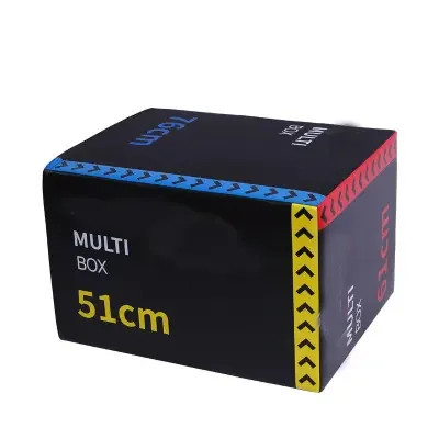 3-in-1 PVC Soft Gym Training Jump Box Multi-Use Plyo Boxes for Fitness